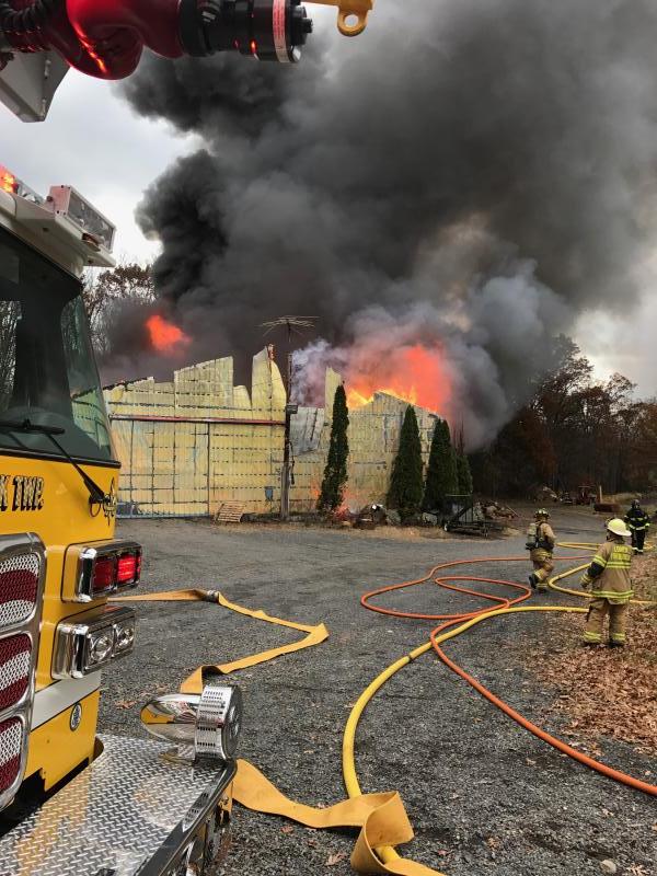 Building Fire - Fulmer Rd. - Lower Frederick Twp. - 11/22/2017